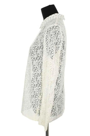 Blouse The Kooples Blanc en Coton
