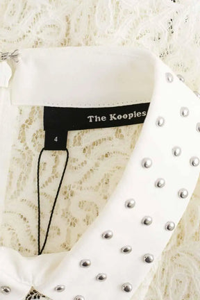 Blouse The Kooples Blanc en Coton