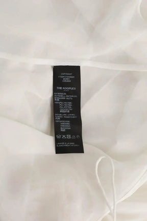 Blouse The Kooples Blanc en Synthétique