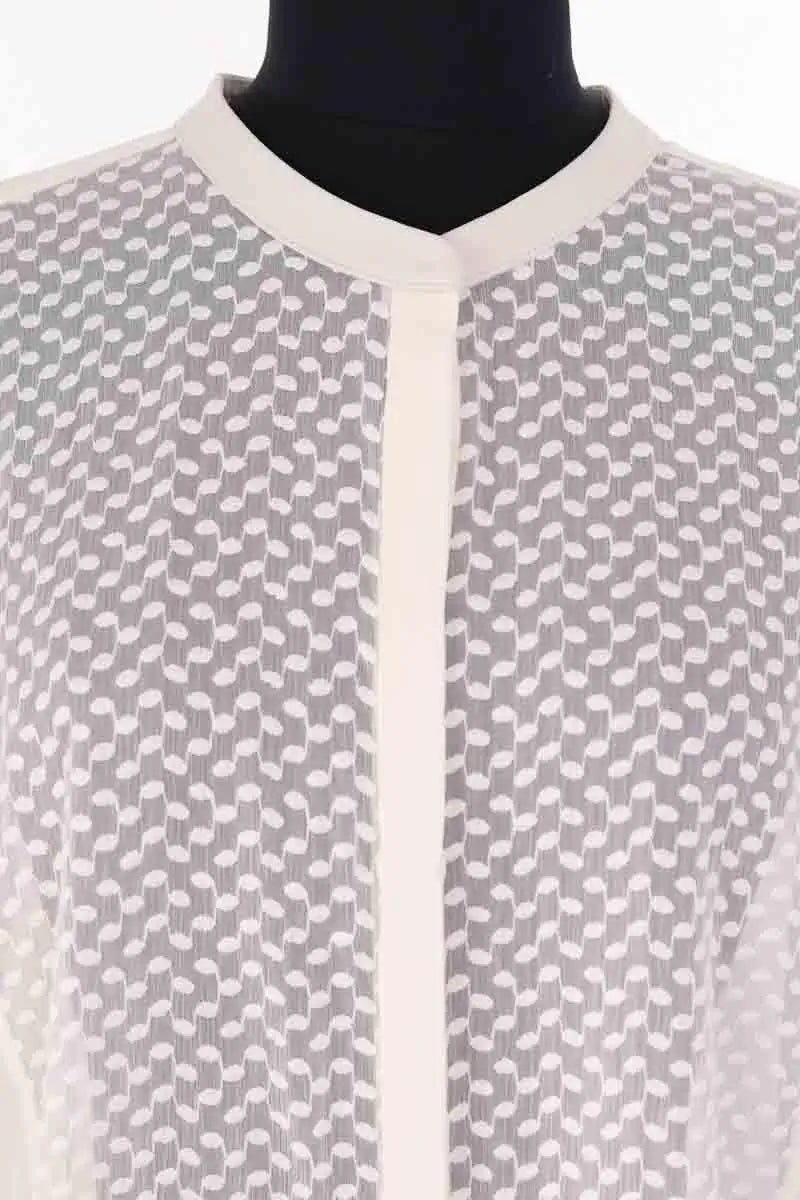 Blouse The Kooples Blanc en Synthétique