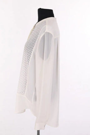 Blouse The Kooples Blanc en Synthétique