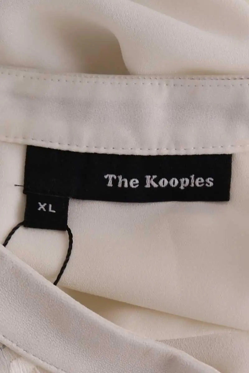 Blouse The Kooples Blanc en Synthétique