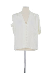 Blouse The Kooples Blanc en Viscose, taille S - Seconde Main