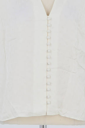 Blouse The Kooples Blanc en Viscose