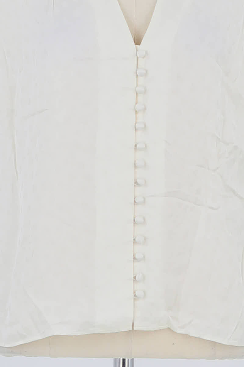 Blouse The Kooples Blanc en Viscose