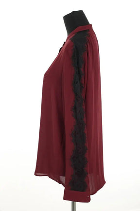 Blouse The Kooples Bordeaux en Polyester