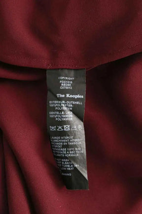 Blouse The Kooples Bordeaux en Polyester