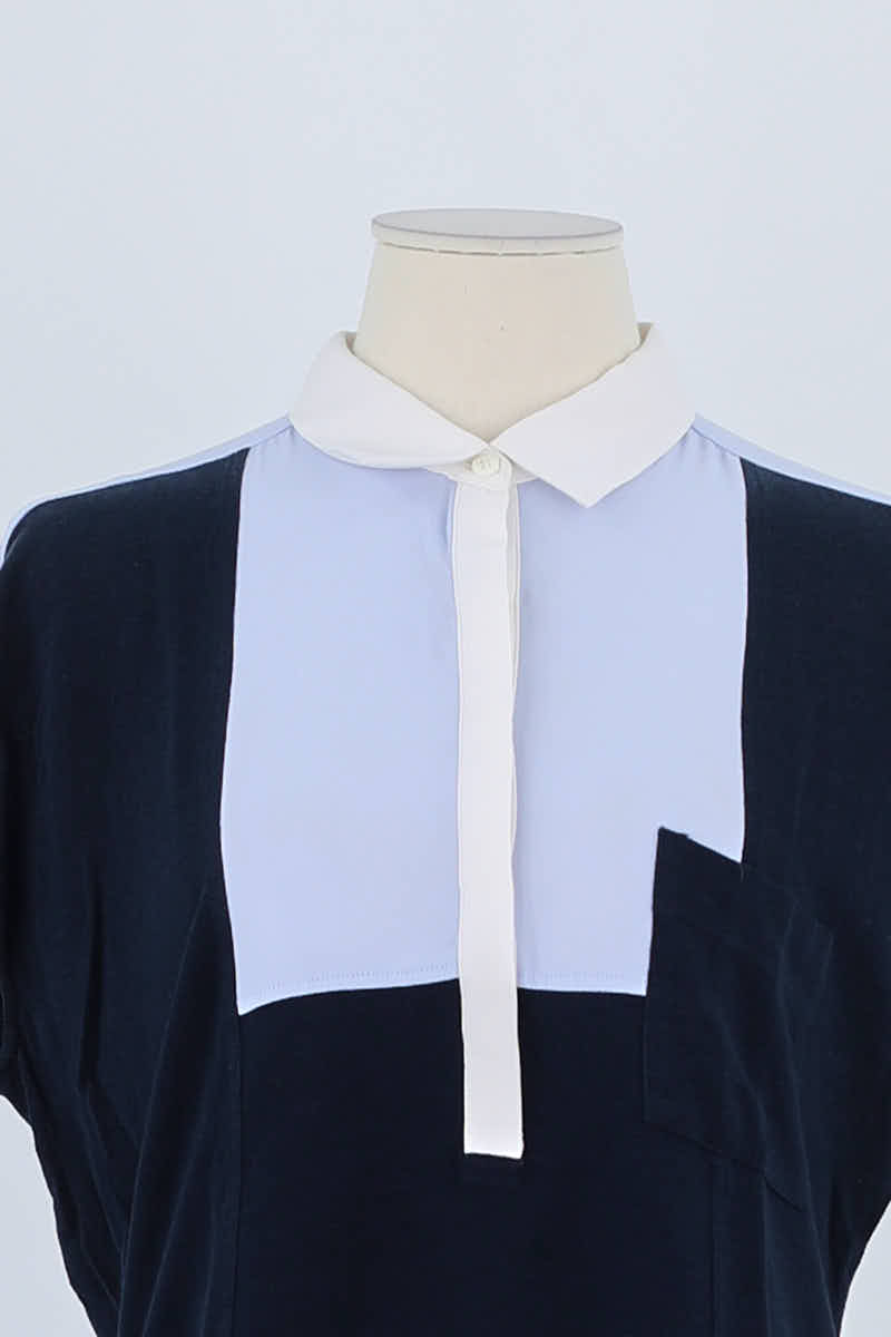 Blouse The Kooples Marine en Polyester
