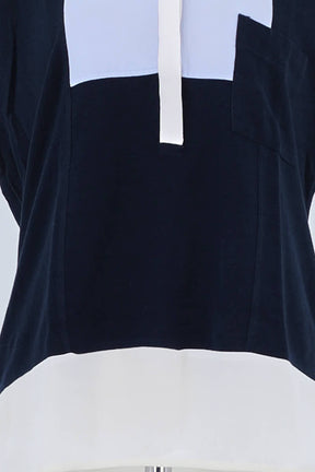 Blouse The Kooples Marine en Polyester