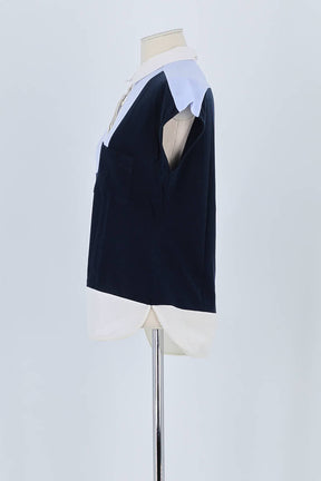Blouse The Kooples Marine en Polyester