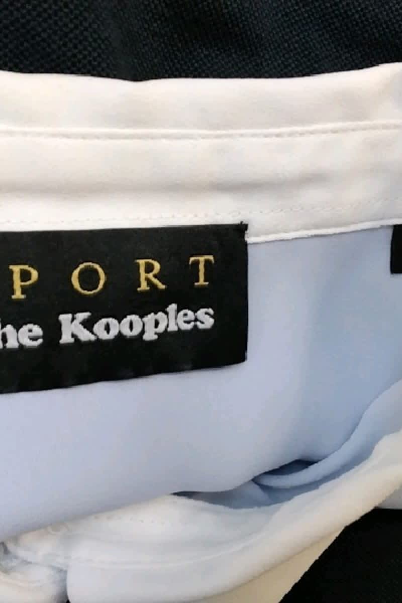 Blouse The Kooples Marine en Polyester
