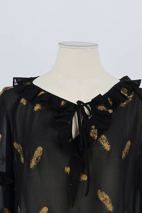 Blouse The Kooples Noir en Polyester