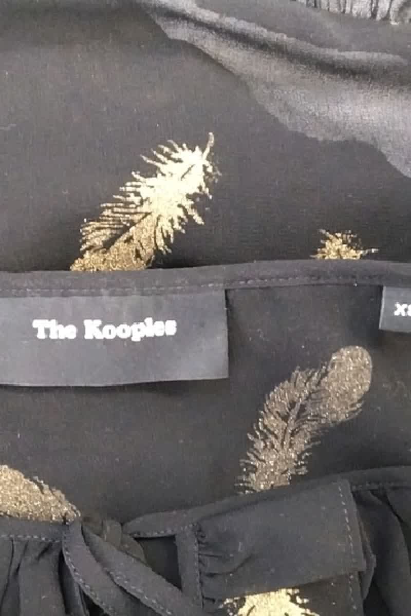 Blouse The Kooples Noir en Polyester