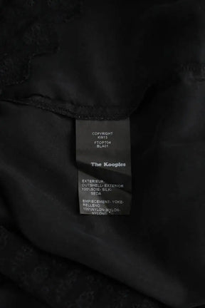 Blouse The Kooples Noir en Soie