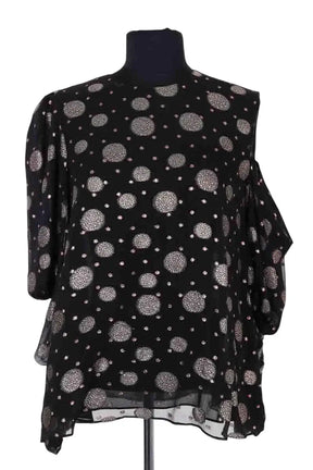 Blouse The Kooples Noir en Soie, taille S - Seconde Main