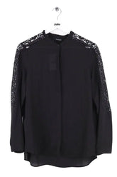 Blouse The Kooples Noir en Synthétique, taille M - Seconde Main