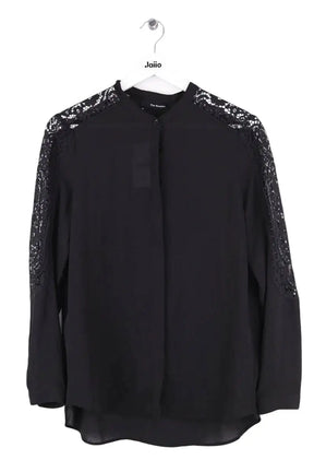 Blouse The Kooples Noir en Synthétique, taille M - Seconde Main
