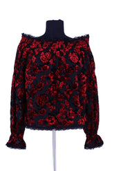 Blouse The Kooples Noir en Synthétique, taille M - Seconde Main