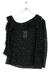 Blouse The Kooples Noir en Synthétique, taille M - Seconde Main