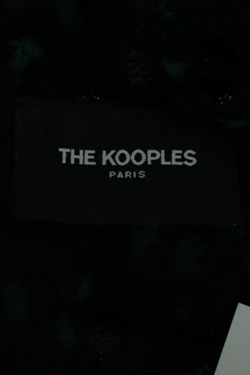 Blouse The Kooples Noir en Synthétique