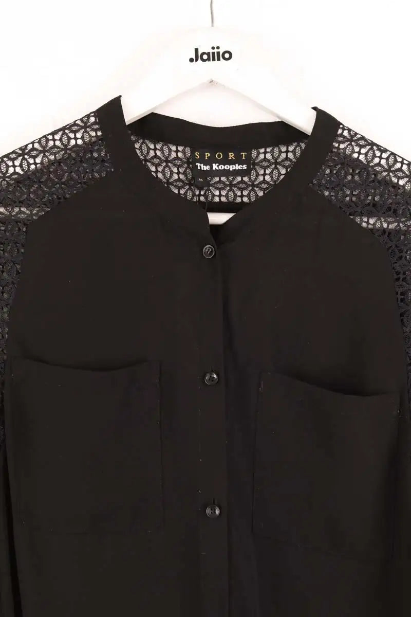 Blouse The Kooples Noir en Synthétique