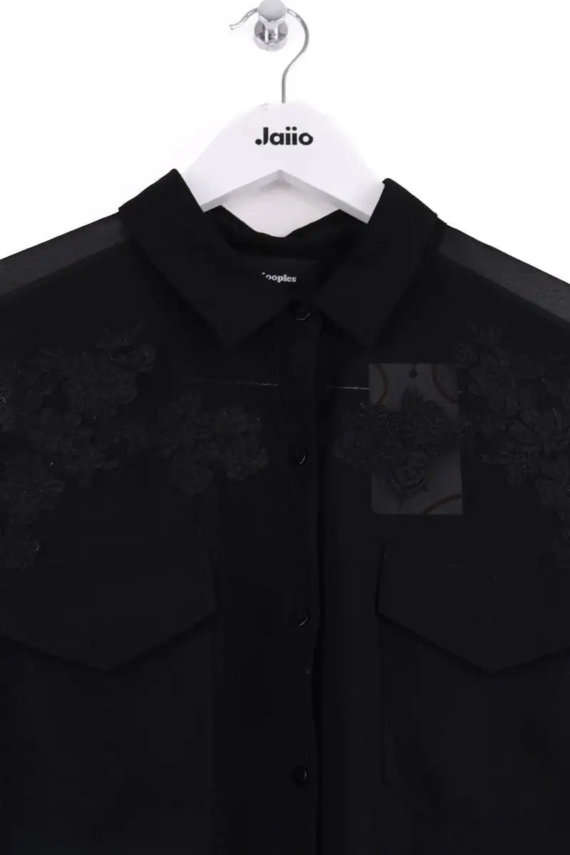 Blouse The Kooples Noir en Synthétique