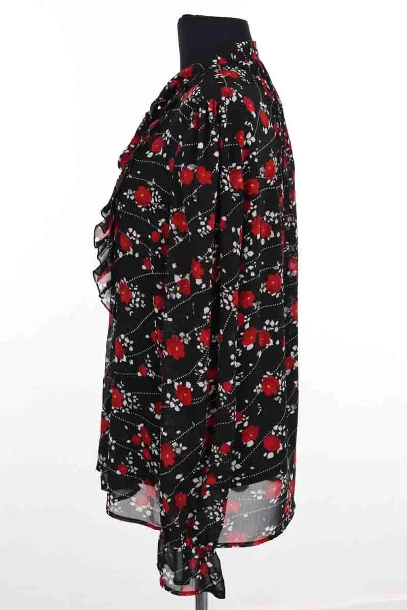 Blouse The Kooples Noir en Synthétique