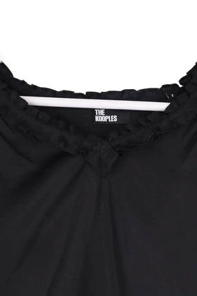 Blouse The Kooples Noir en Synthétique