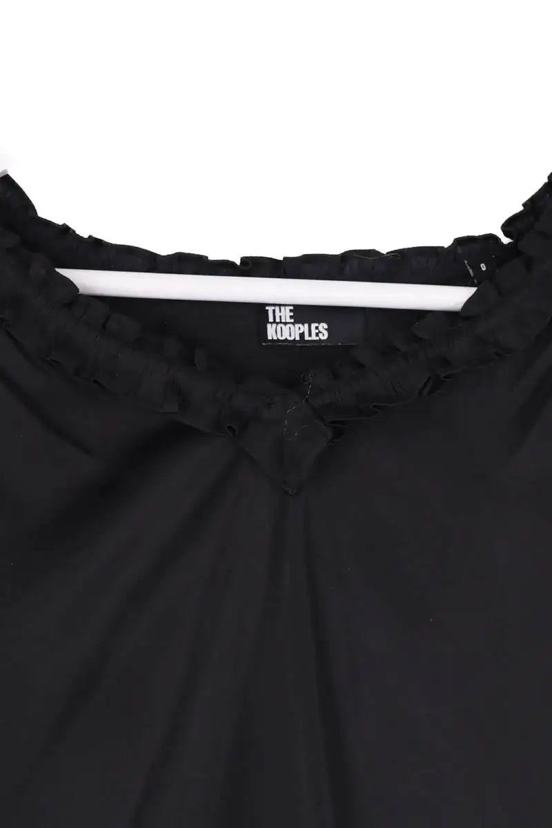 Blouse The Kooples Noir en Synthétique