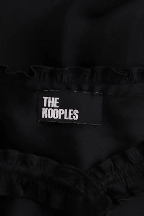 Blouse The Kooples Noir en Synthétique