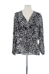Blouse The Kooples Noir en Viscose, taille L - Seconde Main