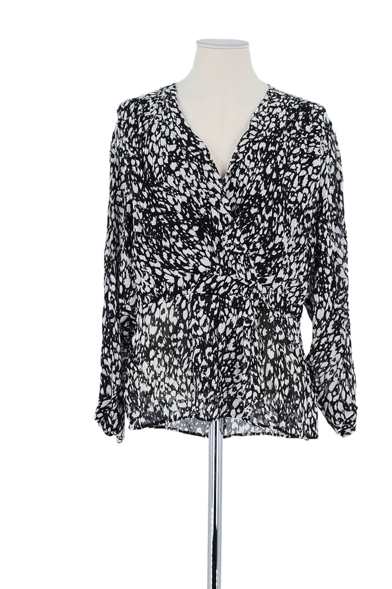 Blouse The Kooples Noir en Viscose, taille L - Seconde Main
