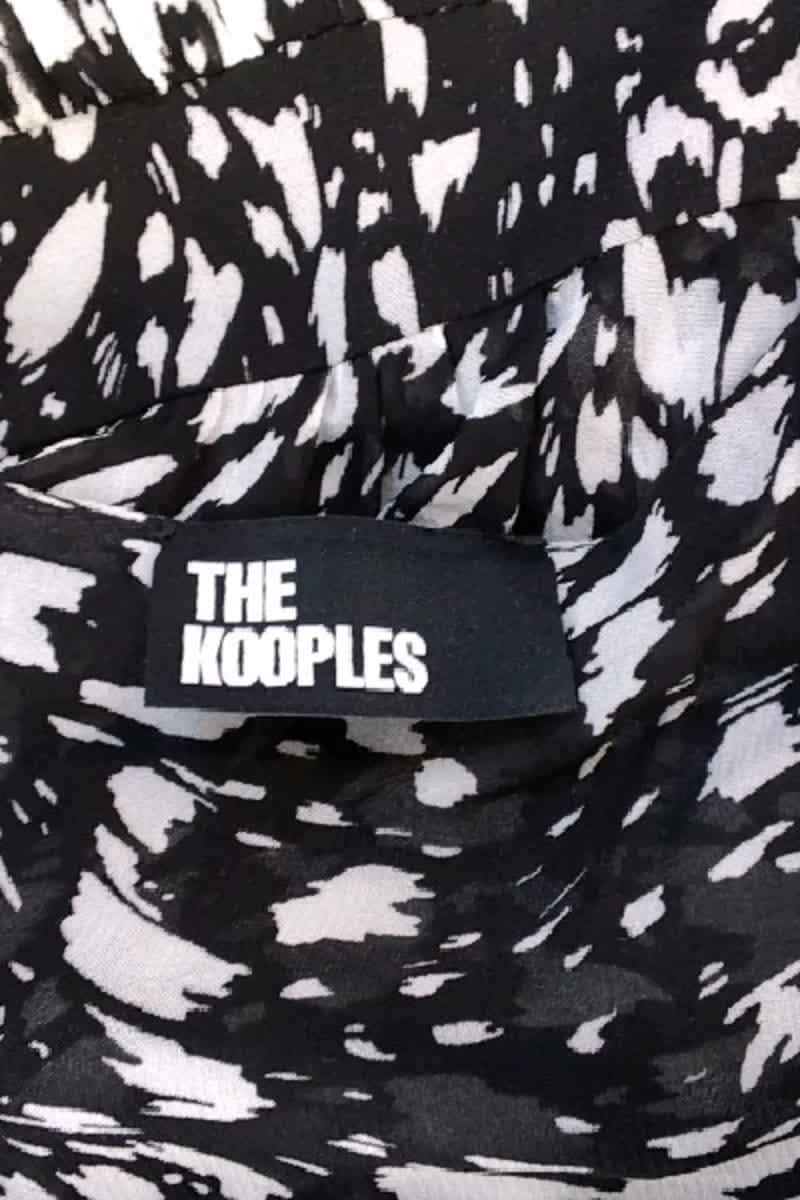 Blouse The Kooples Noir en Viscose