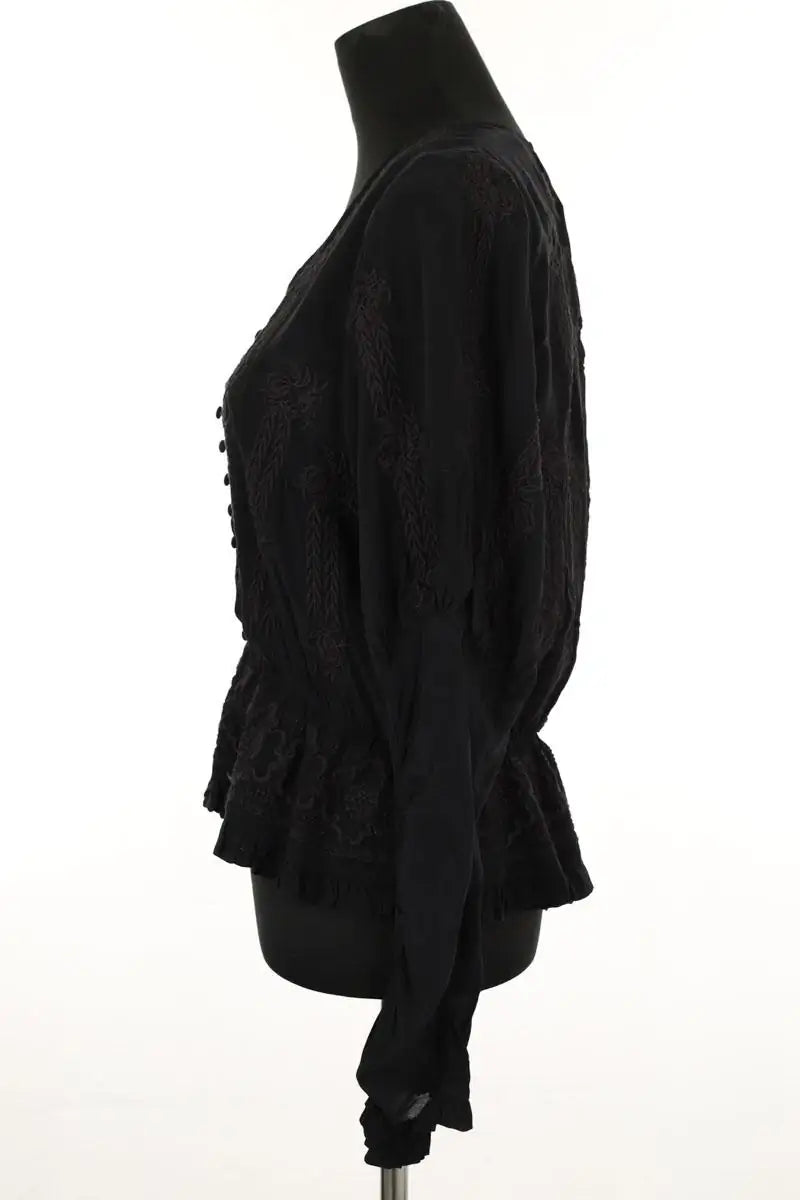 Blouse The Kooples Noir en Viscose