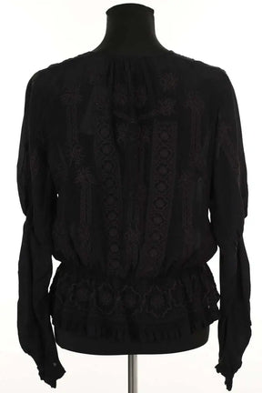 Blouse The Kooples Noir en Viscose