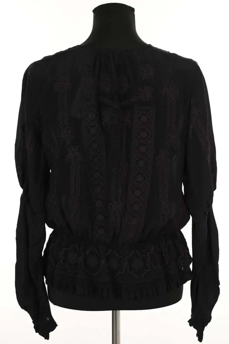 Blouse The Kooples Noir en Viscose