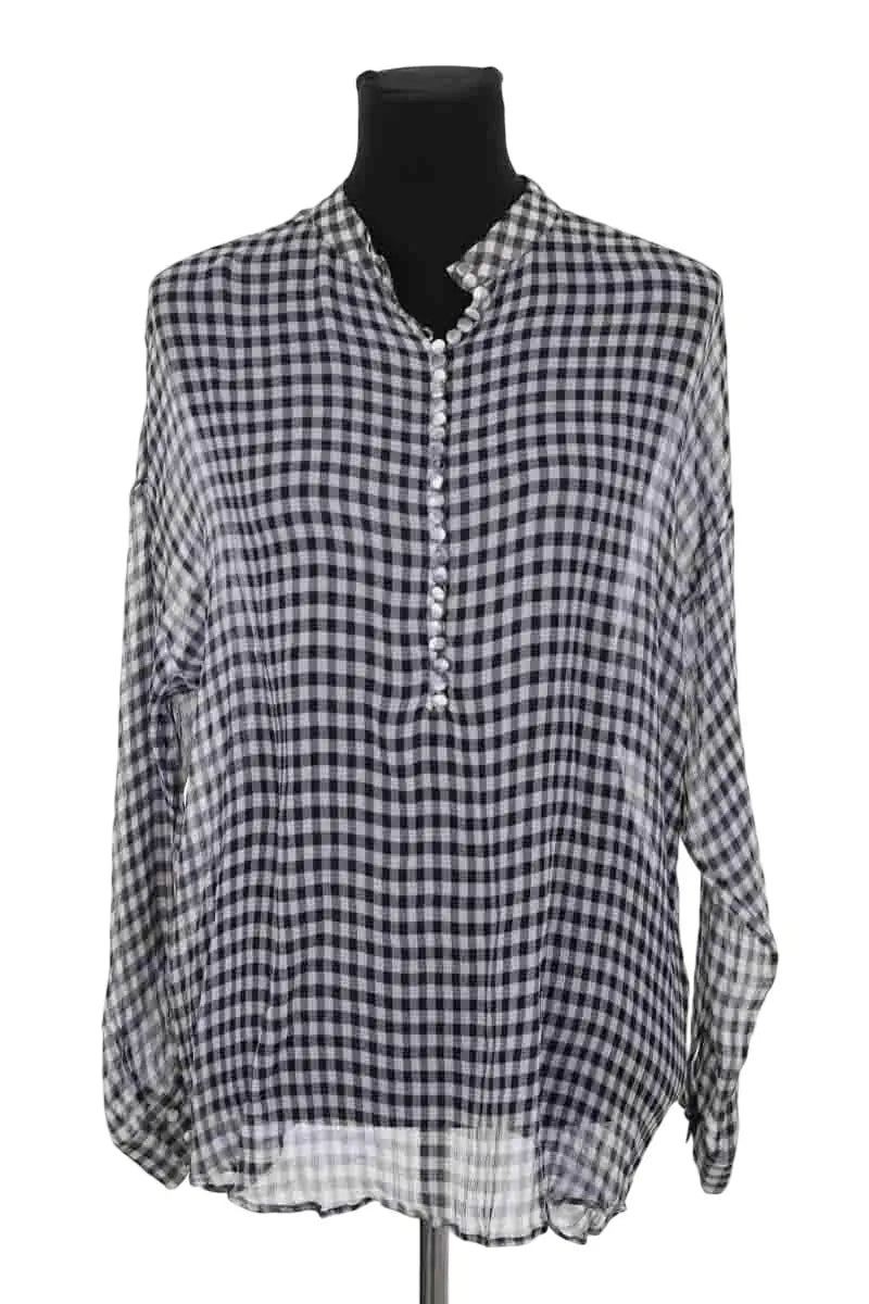 Blouse The Kooples Noir en Viscose, taille S - Seconde Main