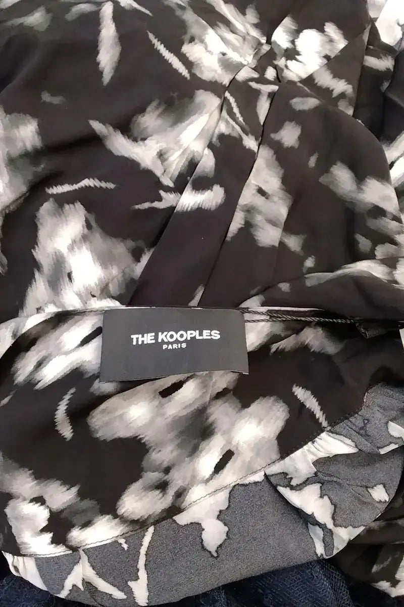 Blouse The Kooples Noir en Viscose