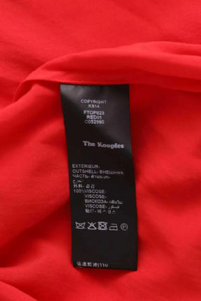 Blouse The Kooples Rouge en Viscose