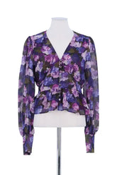 Blouse The Kooples Violet en Synthétique, taille S - Seconde Main