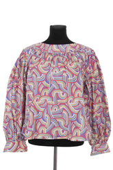 Blouse The Label Edition Multicolore en Coton, taille S - Seconde Main