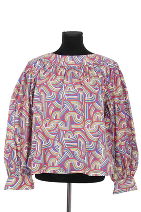 Blouse The Label Edition Multicolore en Coton, taille S - Seconde Main