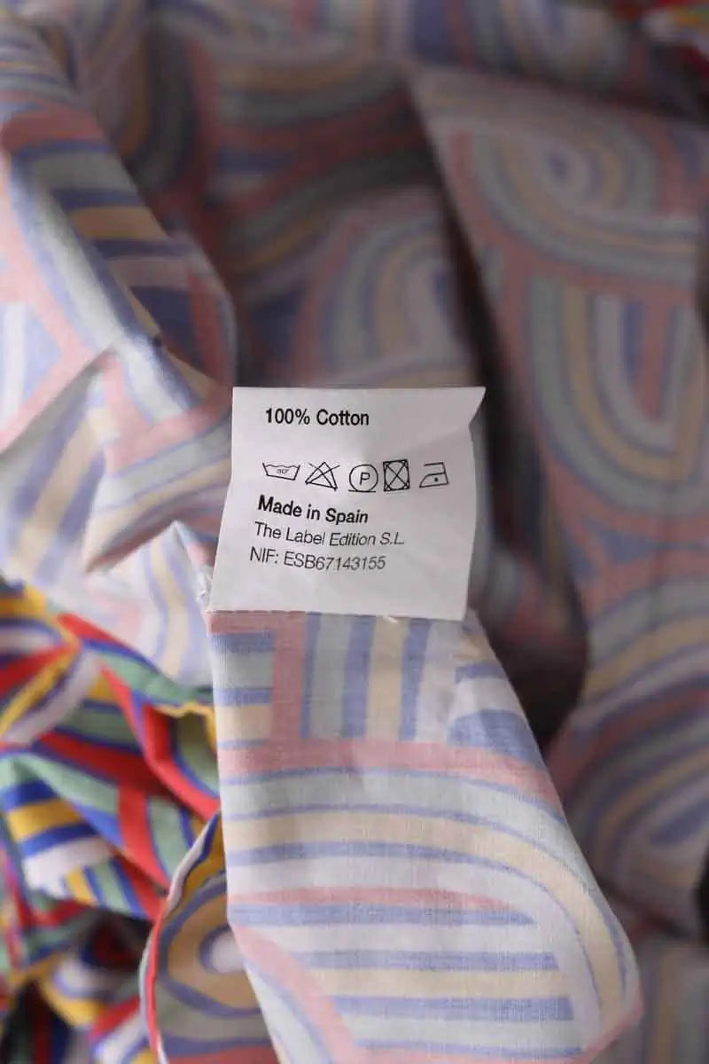 Blouse The Label Edition Multicolore en Coton