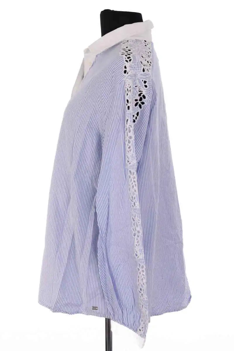 Blouse Tommy Hilfiger Bleu en Coton