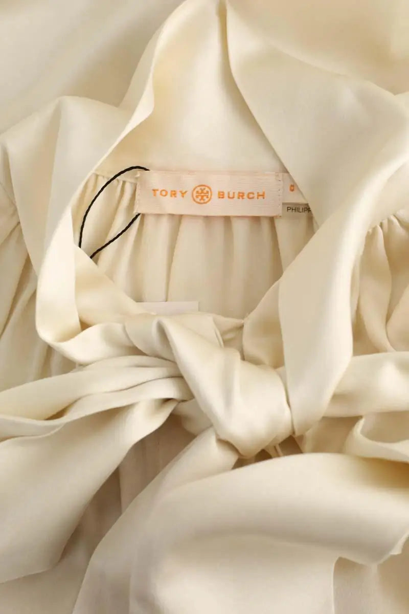 Blouse Tory Burch Ecru en Soie