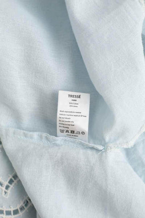 Blouse Tresse Bleu en Coton