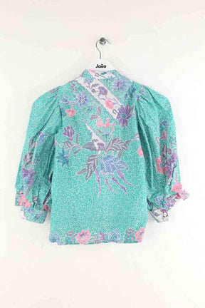 Blouse V de Vinster Bleu en Coton