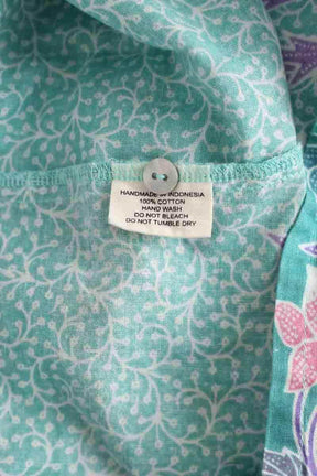 Blouse V de Vinster Bleu en Coton