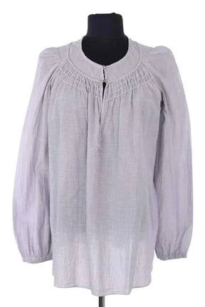 Blouse Vanessa Bruno Blanc en Coton, taille S - Seconde Main