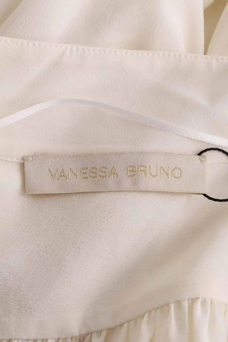 Blouse Vanessa Bruno Blanc en Synthétique